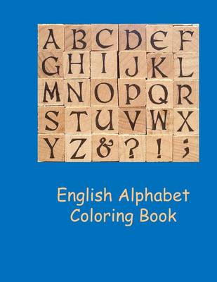 Book cover for English Alphabet Coloring Book