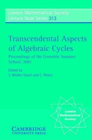 Cover of Transcendental Aspects of Algebraic Cycles