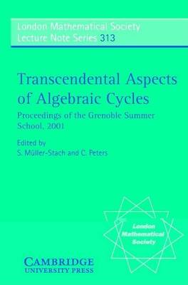 Book cover for Transcendental Aspects of Algebraic Cycles