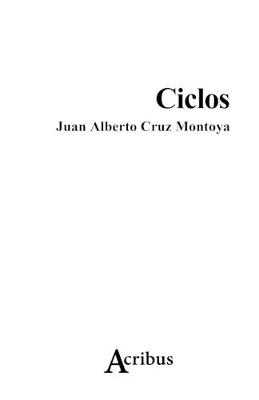 Book cover for Ciclos