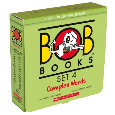 Book cover for Bob Books: Set 4 Complex Words Box Set (8 Books)