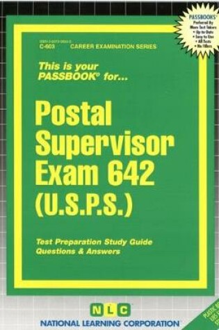 Cover of Postal Supervisor Exam 642 (U.S.P.S.)