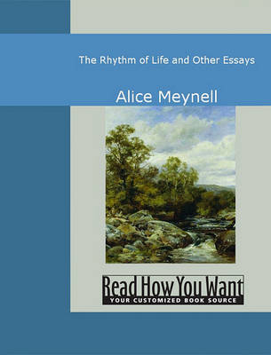 Book cover for The Rhythm of Life and Other Essays