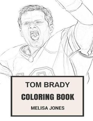 Book cover for Tom Brady Coloring Book