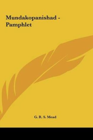 Cover of Mundakopanishad - Pamphlet