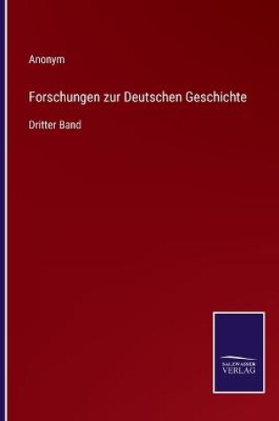 Cover of Forschungen zur Deutschen Geschichte