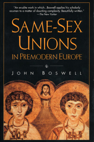 Cover of Same-Sex Unions in Premodern Europe