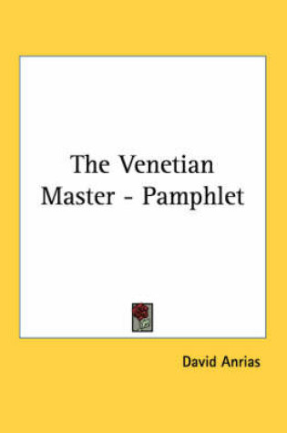 Cover of The Venetian Master - Pamphlet