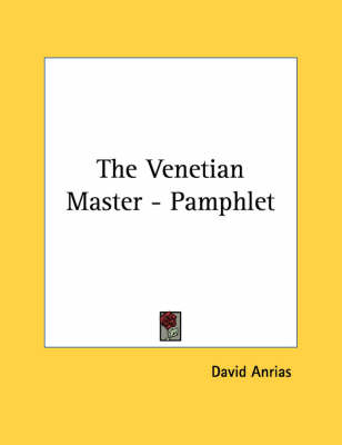 Book cover for The Venetian Master - Pamphlet