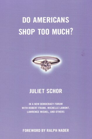 Cover of Do Americans Shop Too Much?