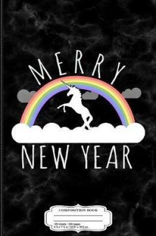 Cover of Merry New Year Composition Notebook