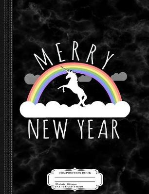 Book cover for Merry New Year Composition Notebook