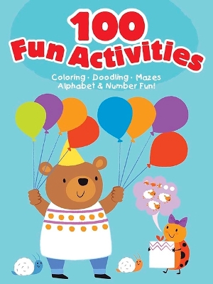 Book cover for 100 Fun Activities--Blue