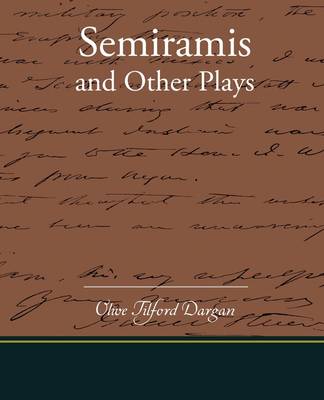 Cover of Semiramis and Other Plays