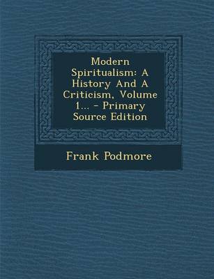 Book cover for Modern Spiritualism