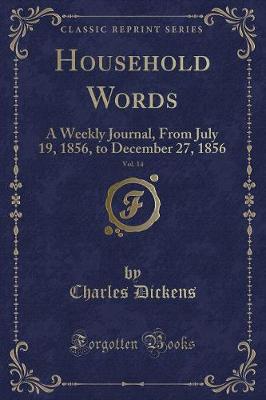 Book cover for Household Words, Vol. 14