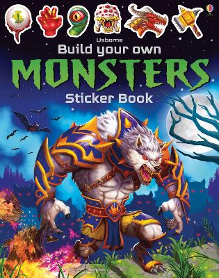 Book cover for Build Your Own Monsters Sticker Book