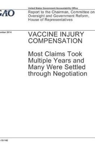 Cover of Vaccine Injury Compensation