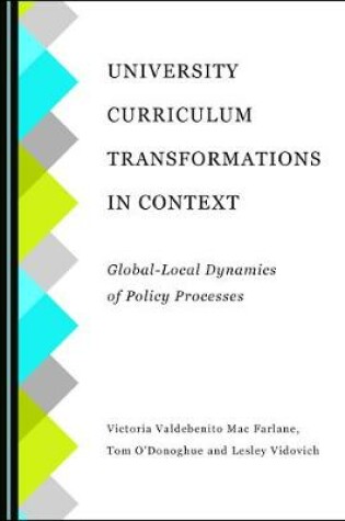 Cover of University Curriculum Transformations in Context