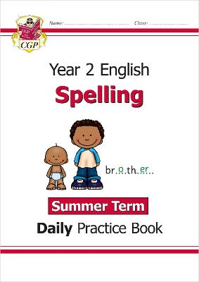 Book cover for New KS1 Spelling Daily Practice Book: Year 2 - Summer Term