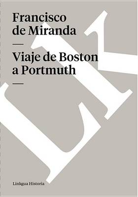 Book cover for Viaje de Boston a Portmuth
