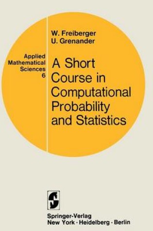 Cover of A Course in Computational Probability and Statistics