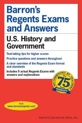 Book cover for Regents Exams and Answers: U.S. History and Government