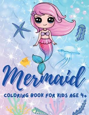 Book cover for Mermaid Coloring Book for Kids Ages 4-8