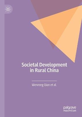 Book cover for Societal Development in Rural China