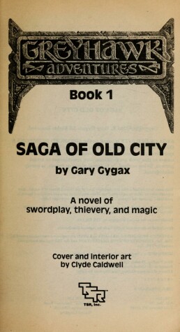 Book cover for Saga of Old City