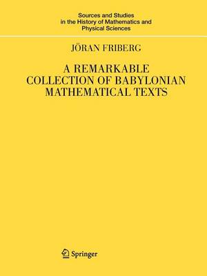 Cover of A Remarkable Collection of Babylonian Mathematical Texts