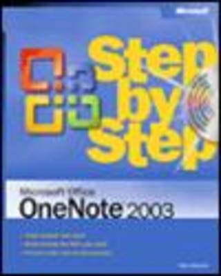 Book cover for Microsoft Office OneNote 2003 Step by Step