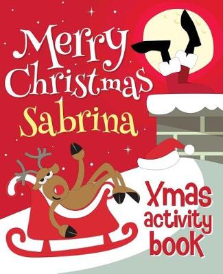 Book cover for Merry Christmas Sabrina - Xmas Activity Book