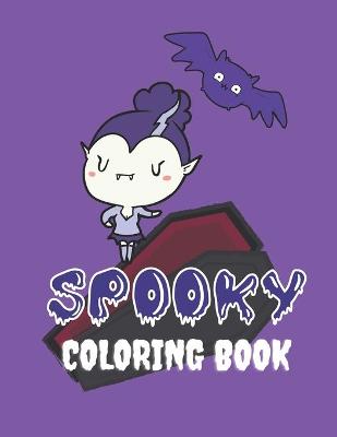 Book cover for Spooky Coloring Book