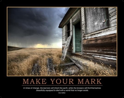 Book cover for Make Your Mark Poster