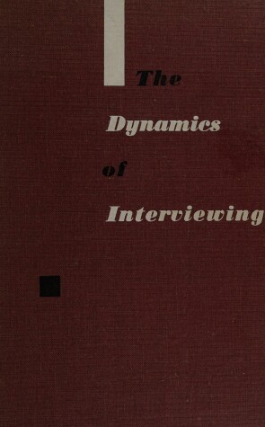 Book cover for Dynamics of Interviewing