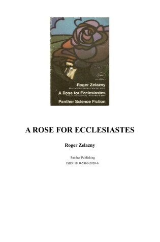 Cover of Rose for Ecclesiastes