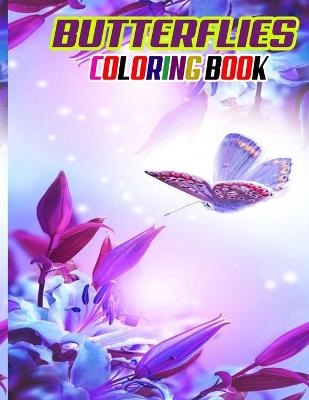 Book cover for Butterflies Coloring Book