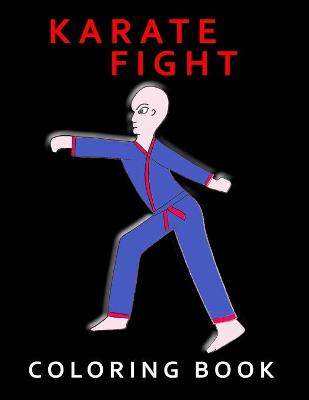 Book cover for Karate Fight Coloring Book