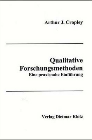 Cover of Qualitative Forschungsmethoden Qualitative Forschungsmethoden