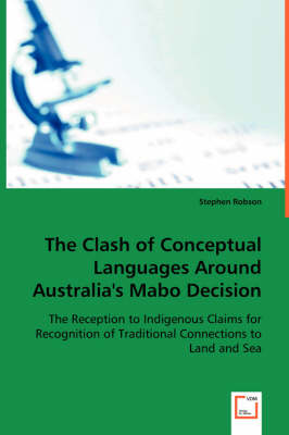 Book cover for The Clash of Conceptual Languages Around Australia's Mabo Decision