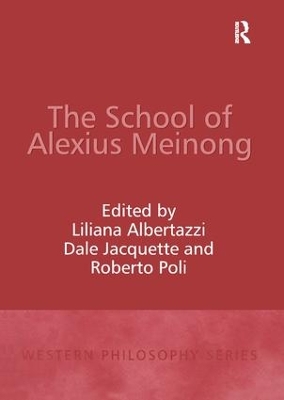 Book cover for The School of Alexius Meinong