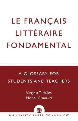 Book cover for Le Francais Litteraire Fondamental