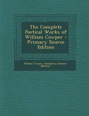 Book cover for Complete Poetical Works of William Cowper