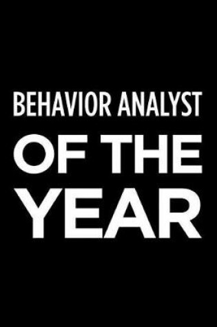 Cover of Behavior Analyst of the Year