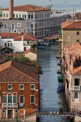 Book cover for Aerial View of House on a Canal in Venice, Italy Journal