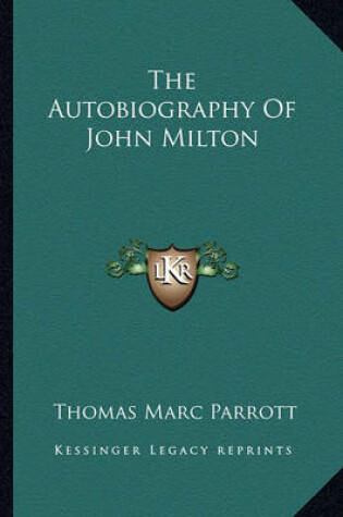 Cover of The Autobiography of John Milton