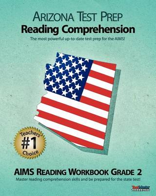 Book cover for Arizona Test Prep Reading Comprehension Aims Reading Workbook Grade 2