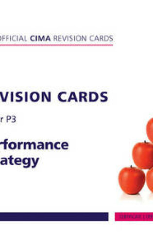 Cover of Cima Revision Cards Performance Strategy