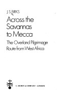 Book cover for Across the Savannas to Mecca